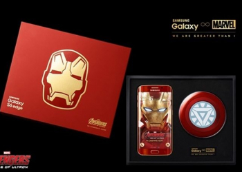 Exemplar do galaxy s6 edge edição homem de ferro é vendido por us$ 35. 600