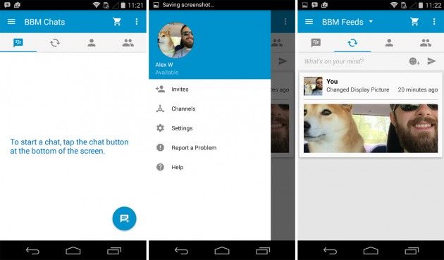 BBM Android Material Design