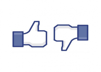 Botão naõ gosto, não curti