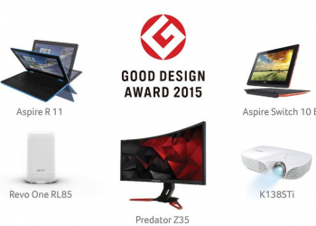 Acer vence cinco prémios japanese good design