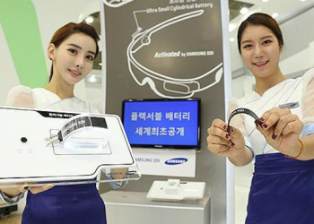 Samsung revela bateria flexível para smartwatchs e wearables