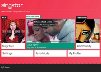 Jogo singstar atualizado com novas músicas, nova imagem e novos modos de jogo