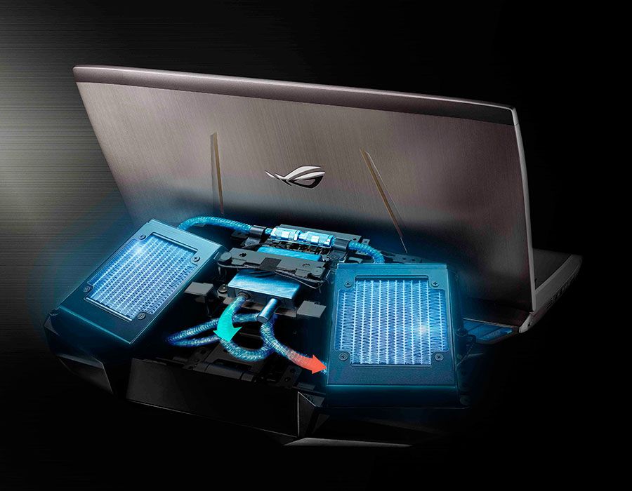 GX700 Docking Asus, ASUS Republic of Gamers, ASUS ROG GX700, portátil para jogos, ROG, ROG Hydro Overclocking System TecheNet Asus rog gx700 docking
