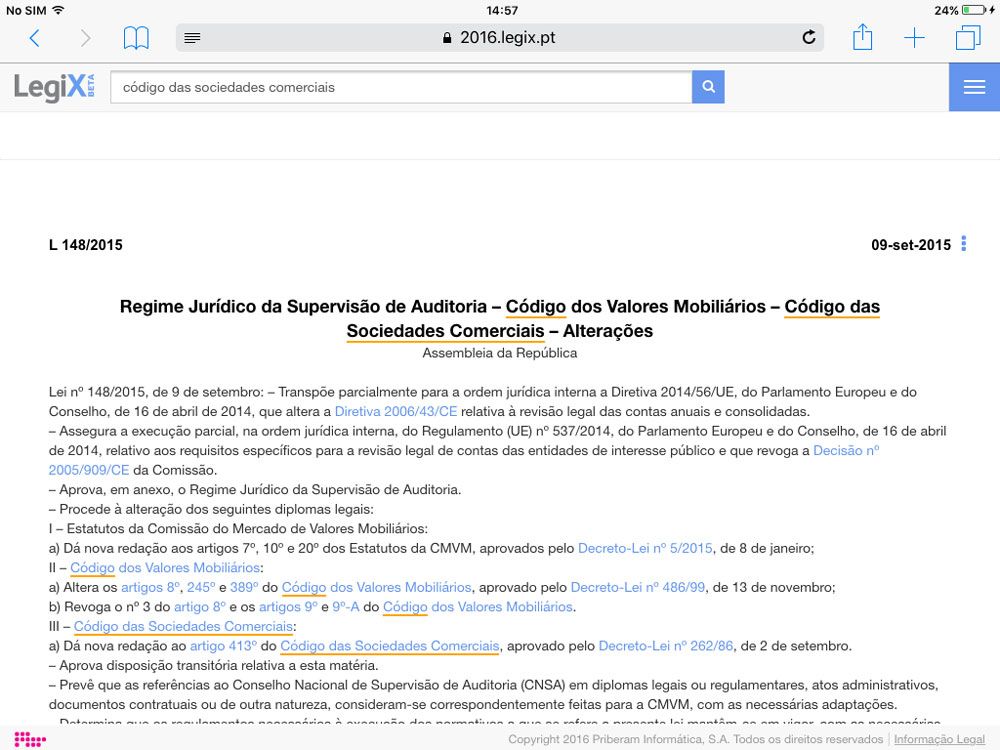 iPad doc LegiX bases de dados jurídicas, LegiX, linguagem, Priberam, programa, software, tecnologia de pesquisa TecheNet Ipad_doc-legix