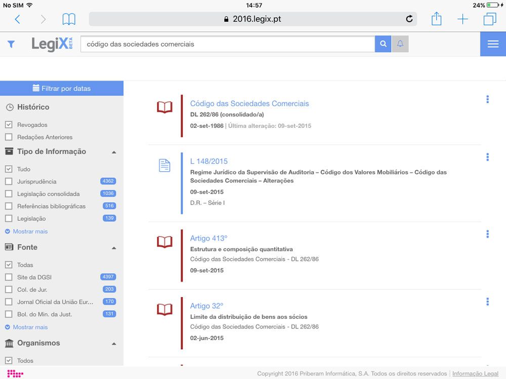 iPad pesquisa LegiX bases de dados jurídicas, LegiX, linguagem, Priberam, programa, software, tecnologia de pesquisa TecheNet Ipad_pesquisa-legix
