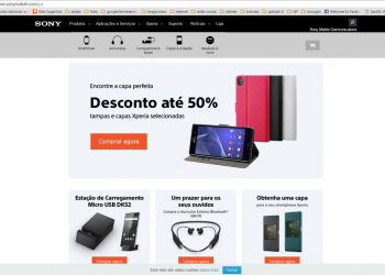 Sony mobile lança loja online em portugal