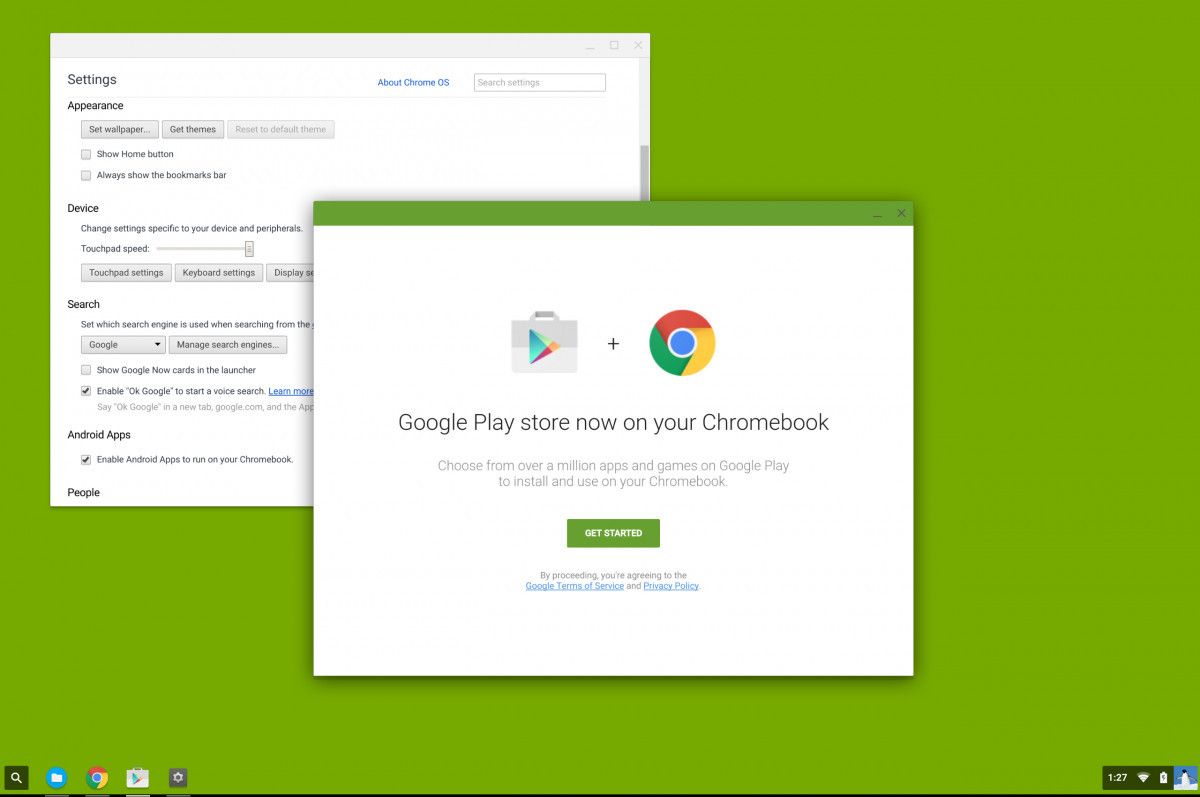 Google Play Store Chrome OS