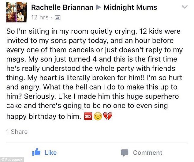 grupo de mães salva festa de anos