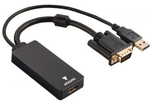 Conversor VGA+USB para HDMI