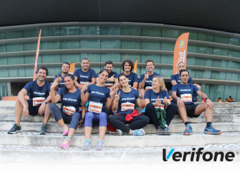 Verifone promove team building com participação em provas desportivas