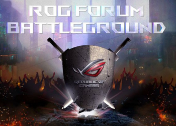 Asus anuncia campanha de comunidade rog forum battleground