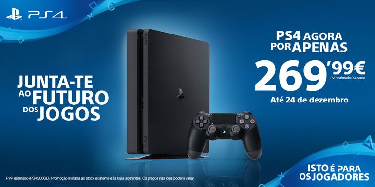 Neste Natal a PlayStation 4 está disponível por apenas 269,99 € - TecheNet