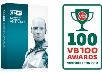 Eset nod32 é a primeira solução de segurança a conquistar 100 prémios vb100