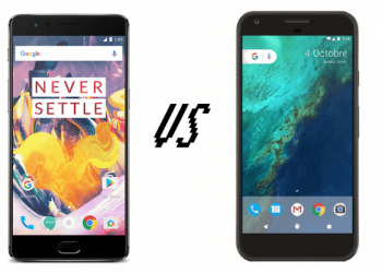 Batalha de titãs entre google pixel e oneplus 3t