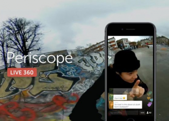 Twitter periscope live stream 360º