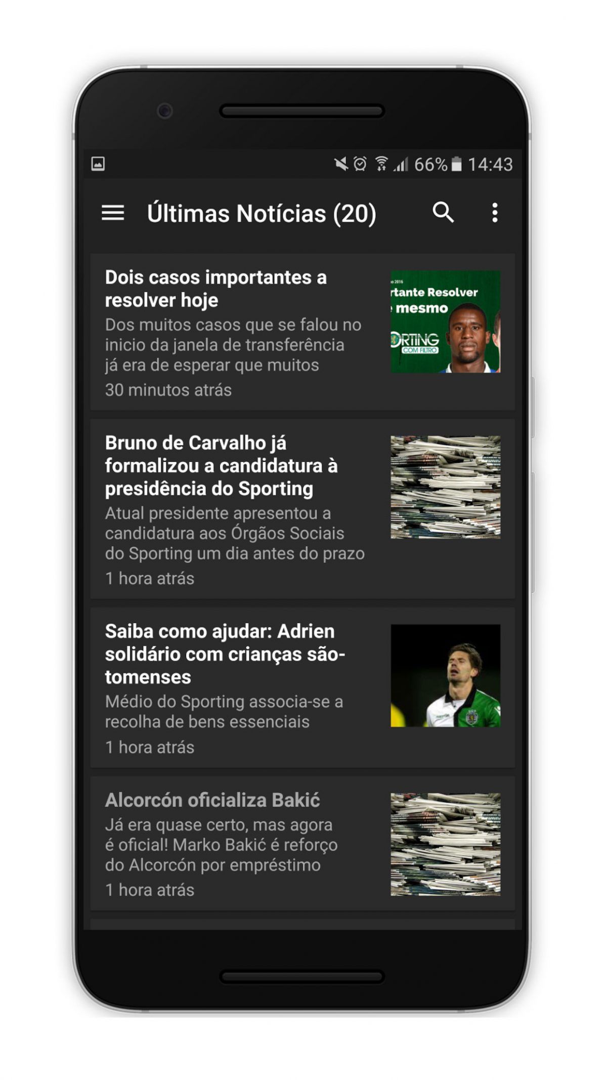 Sportingunido android screenshot 2 android, aplicação, app, futebol, google play, notícias, sporting clube de portugal, sporting unido