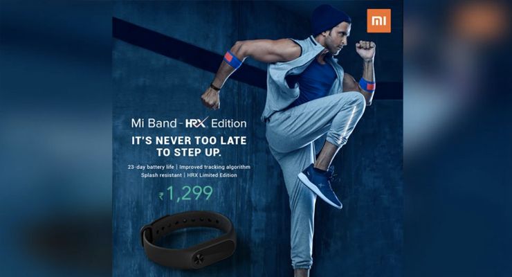 Mibandhrxedition índia, mi band 2, mi band hrx edition, pulseira fitness, xiaomi