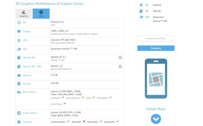 Xiaomi Mi Note 3 Pro