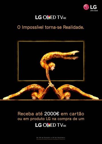  LG oferece até 2000€ na compra de uma LG OLED TV 4K 2017