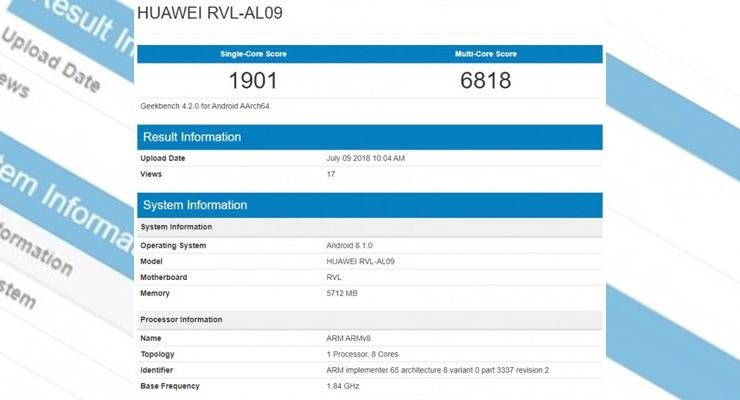 HonorNote10 Android Oreo, Honor, Honor Note 10, Huawei, Kirin 970 TecheNet Honor note 10 - techenet