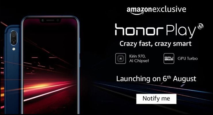 HonorPlay 3 EMUI 8.0, Honor, Honor Play, Huawei, Índia, smartphone Android TecheNet Honor play - techenet