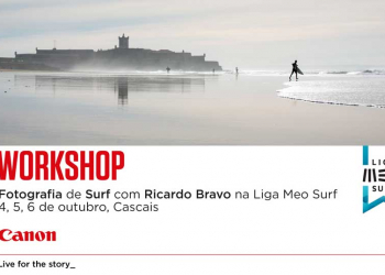 Workshop de fotografia de surf com a canon portugal e ricardo bravo