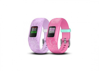 Novo monitor de actividade para crianças vívofit® jr. 2 princesas disney da garmin® e disney