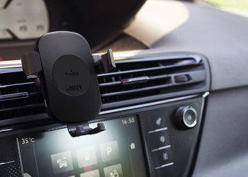 Puro lança suporte de carro para carregamento wireless