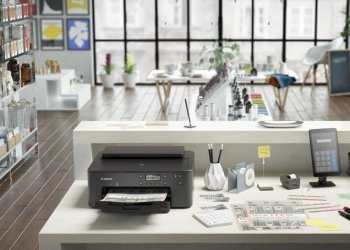 Canon pixma ts70: uma impressora compacta de cinco tinteiros