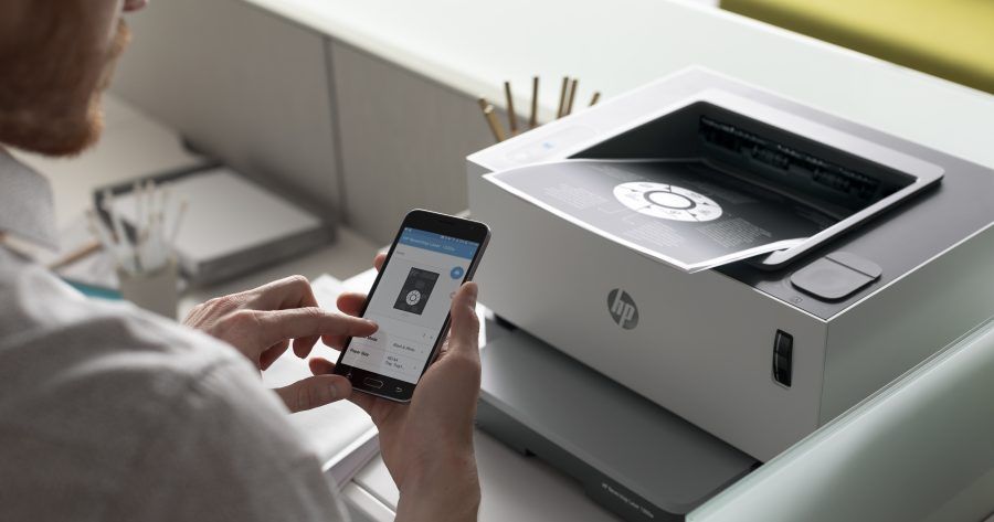 HP Neverstop and HP Smart App for mobile connected printing hp, HP Neverstop Laser
