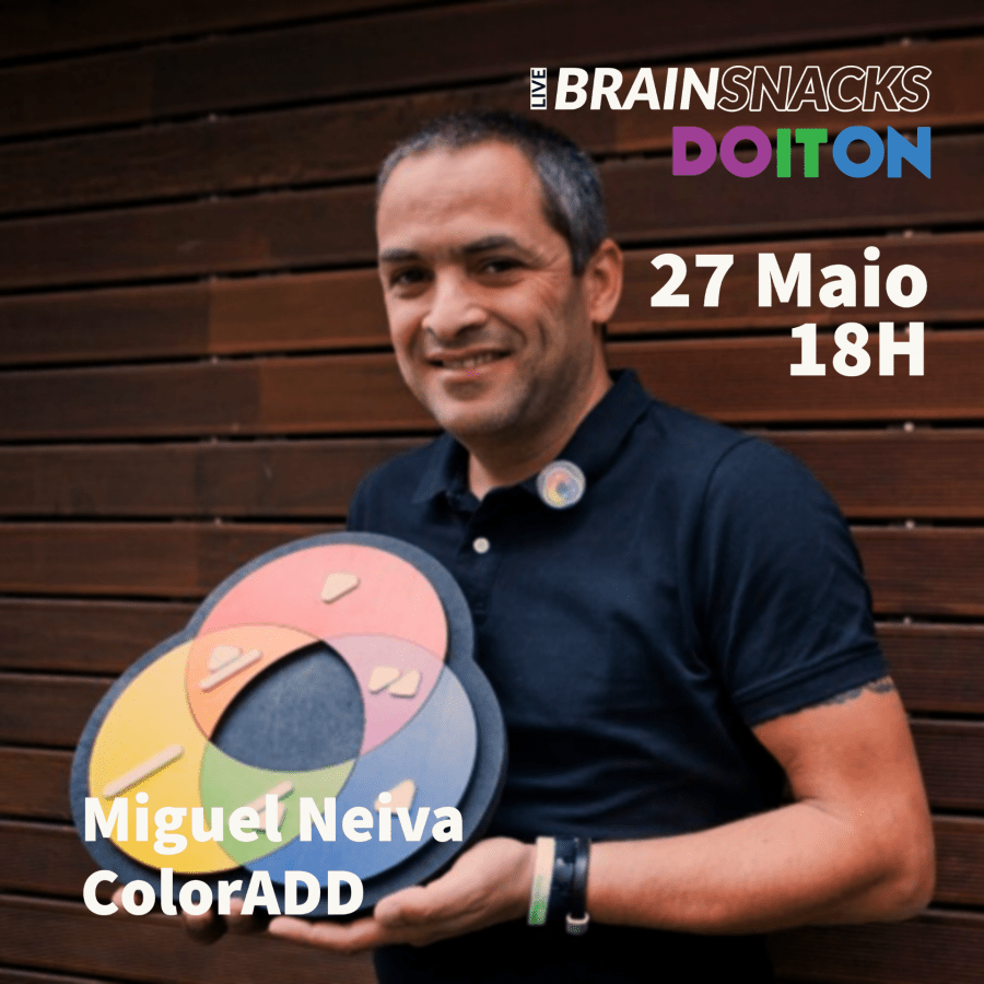 Miguel neiva, coloradd - orador do live brain snacks by do it on