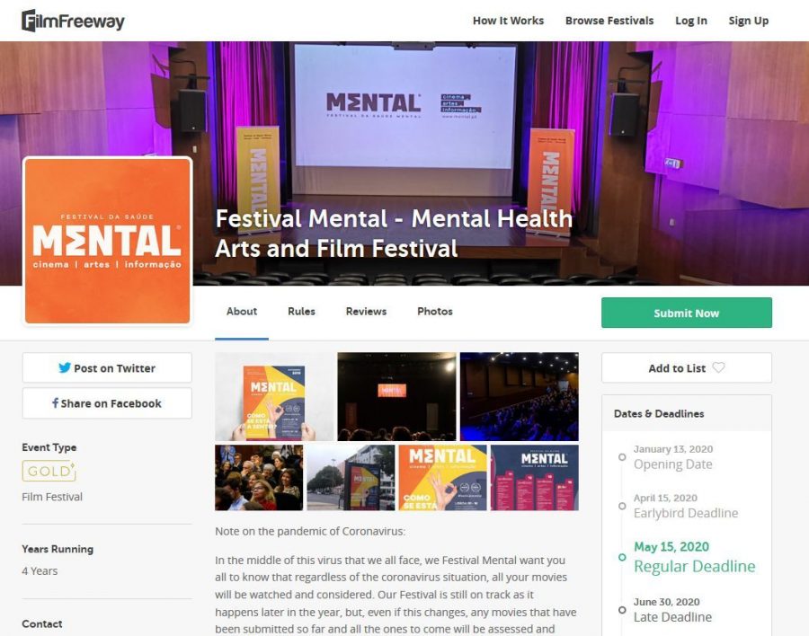 Festival Mental 2020:  “Open Call” já recebeu mais de 80 submissões