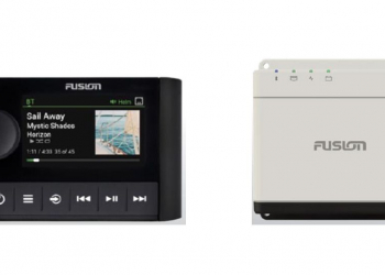 Garmin e fusion anunciam novos produtos apollo de entretenimento áudio para embarcações