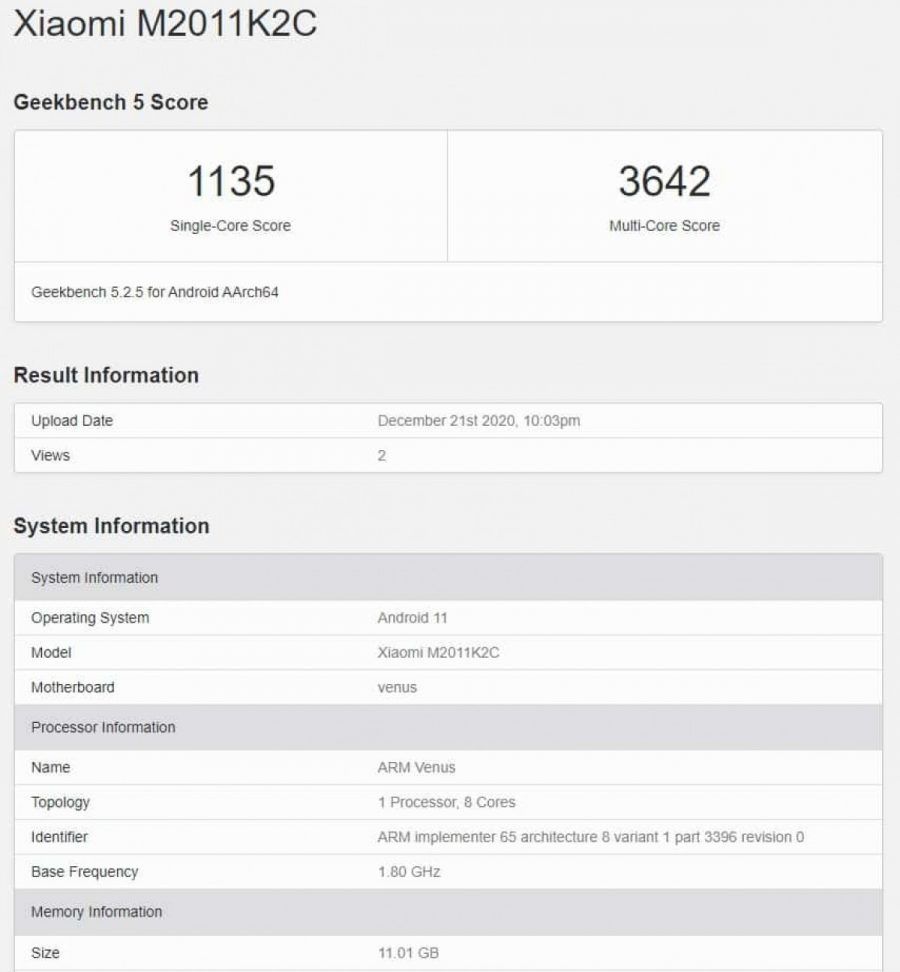 gsmarena 004 2020, geekbench, imagens oficiais, lançamento, Xiaomi, Xiaomi Mi 11
