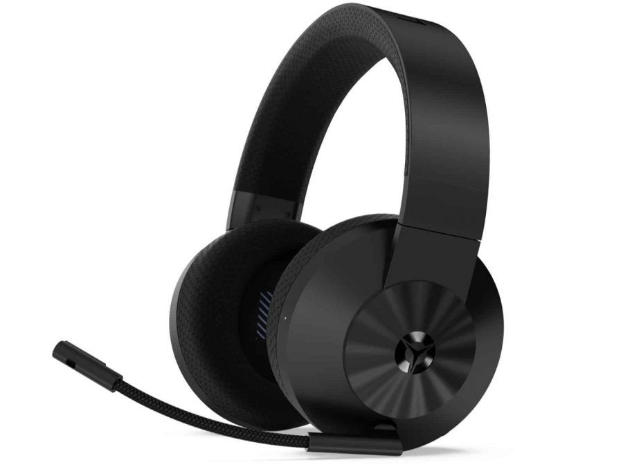 09 Lenovo Legion H600 Wireless Gaming Headset Left View acessórios