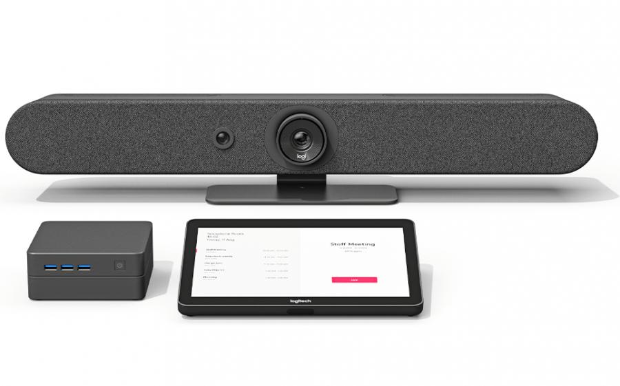 Logitech rally bar mini vídeo-chamada teletrabalho