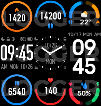 Xiaomi mi band 6 interface