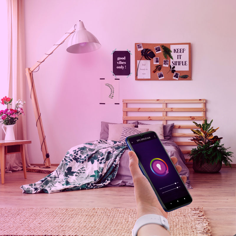 Lâmpada inteligente aura