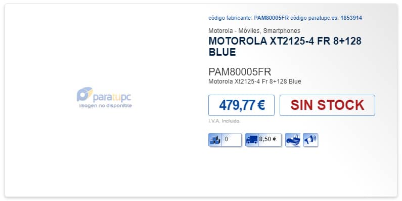 Motorola Moto G100 preço loja espanha europa