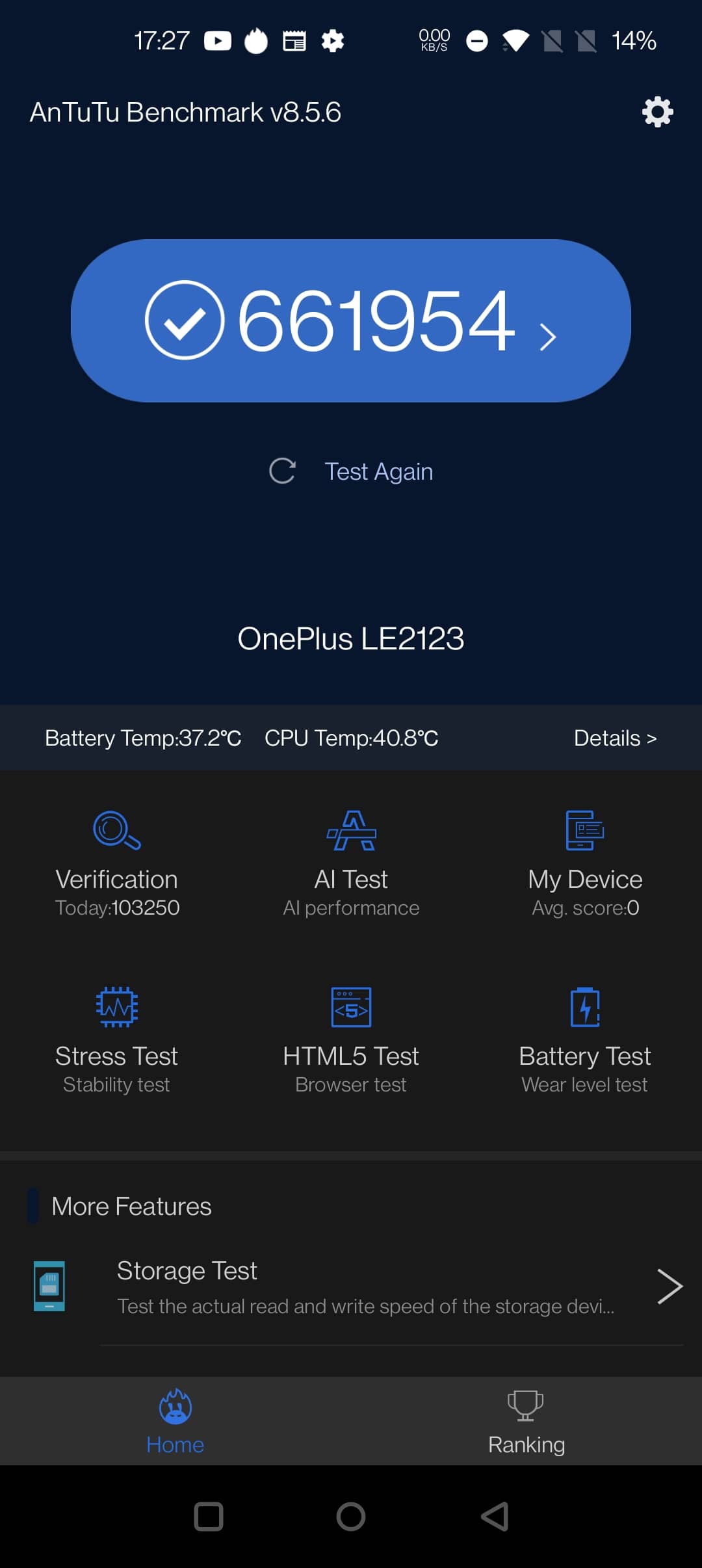 Screenshot 20210317 172739 antutu, mobile, oneplus, OnePlus 9 Pro, teste