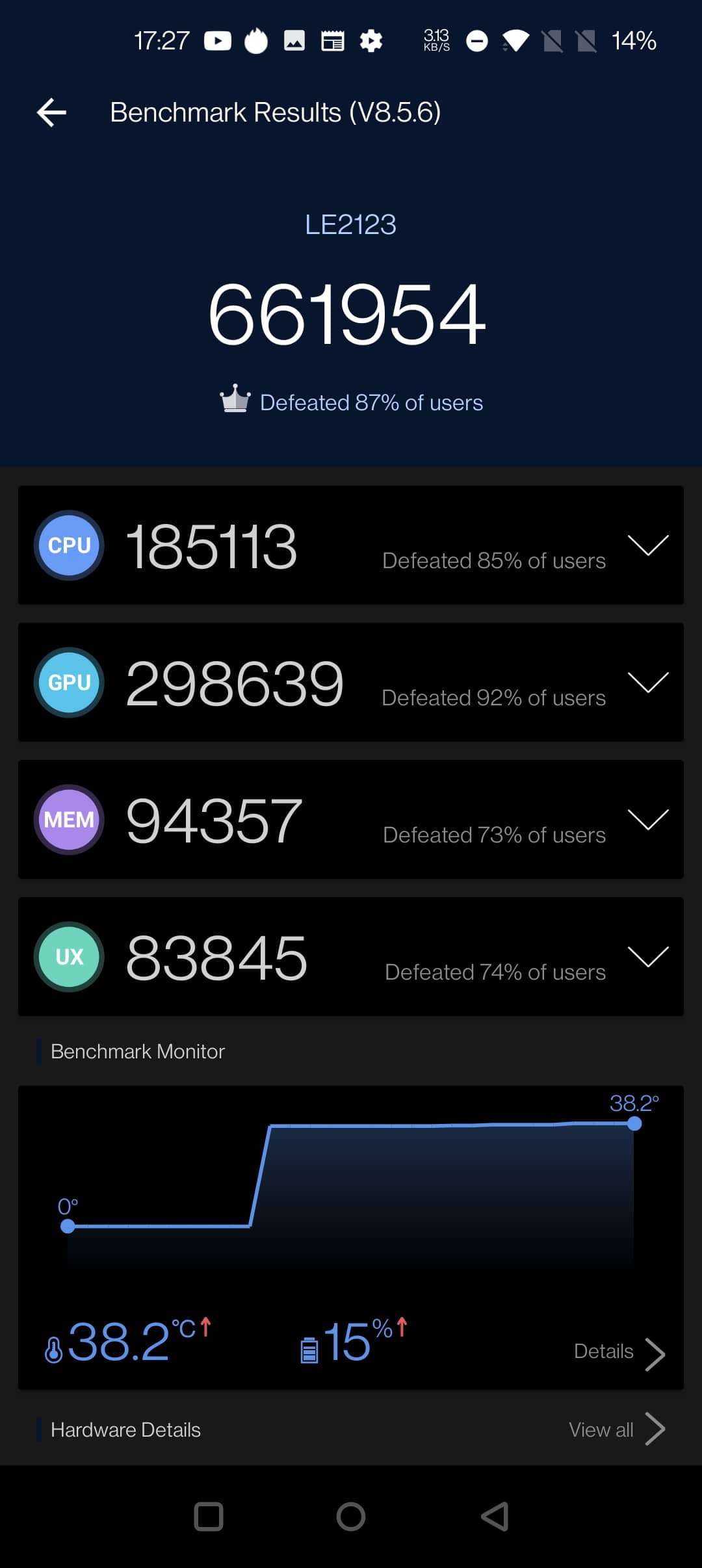Screenshot 20210317 172743 antutu, mobile, oneplus, OnePlus 9 Pro, teste