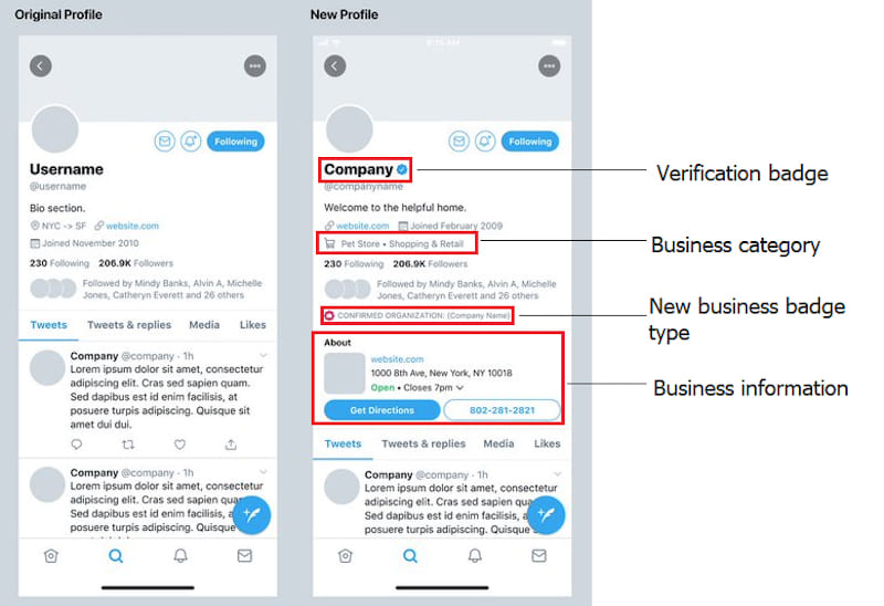 Novidades no Twitter - plataforma testa Perfis Profissionais para marcas e criadores de conteúdo - marketing digital - redes sociais - a Menina Digital - Techenet - Cláudia Assis