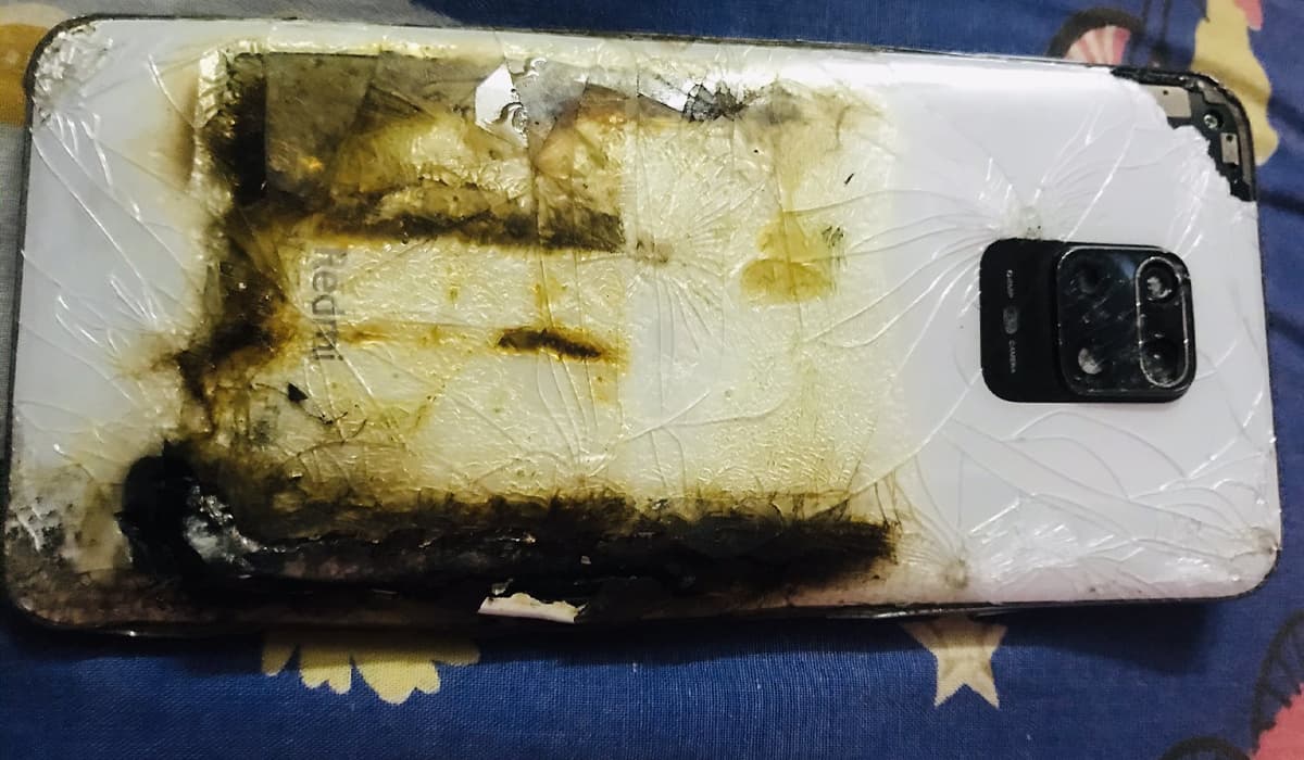 Redmi Note 9 Pro Explosão