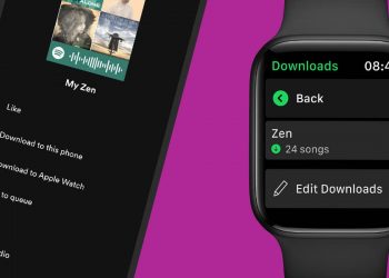 Apple watch spotify