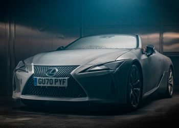 Lexus lc cabrio congelado