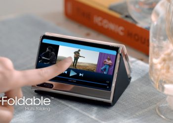 Samsung futuros dobráveis vídeo