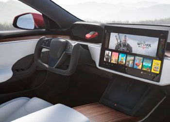 Tesla cyberpunk 2077 ps5