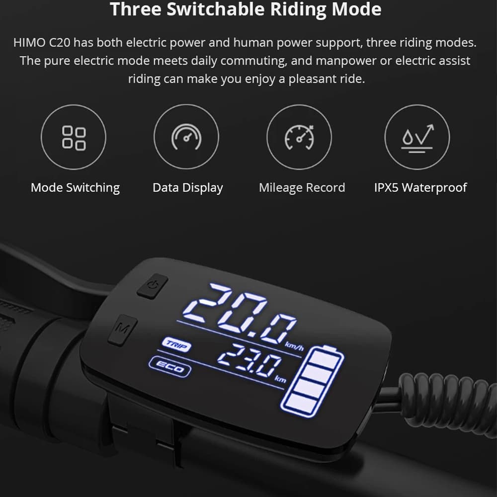 Xiaomi himo c20 ebike - bicicleta elétrica