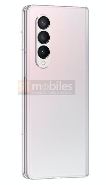 Samsung Galaxy Z Fold3 Gradiente Branco Rosa 5 cores, design, leak, Samsung, Samsung Galaxy Z Fold3, smartphone dobrável