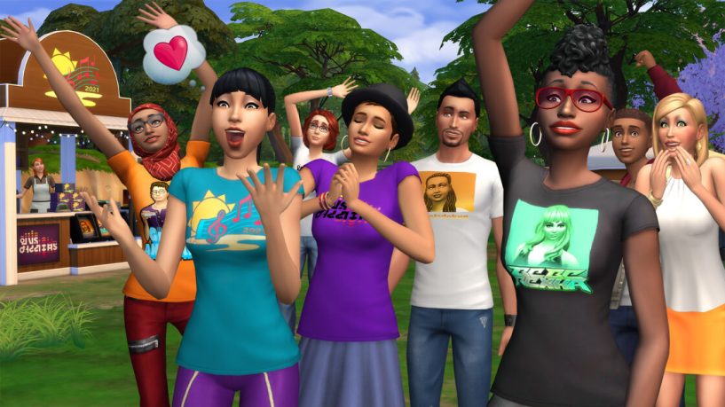 The sims 4 sims sessions festival de musica